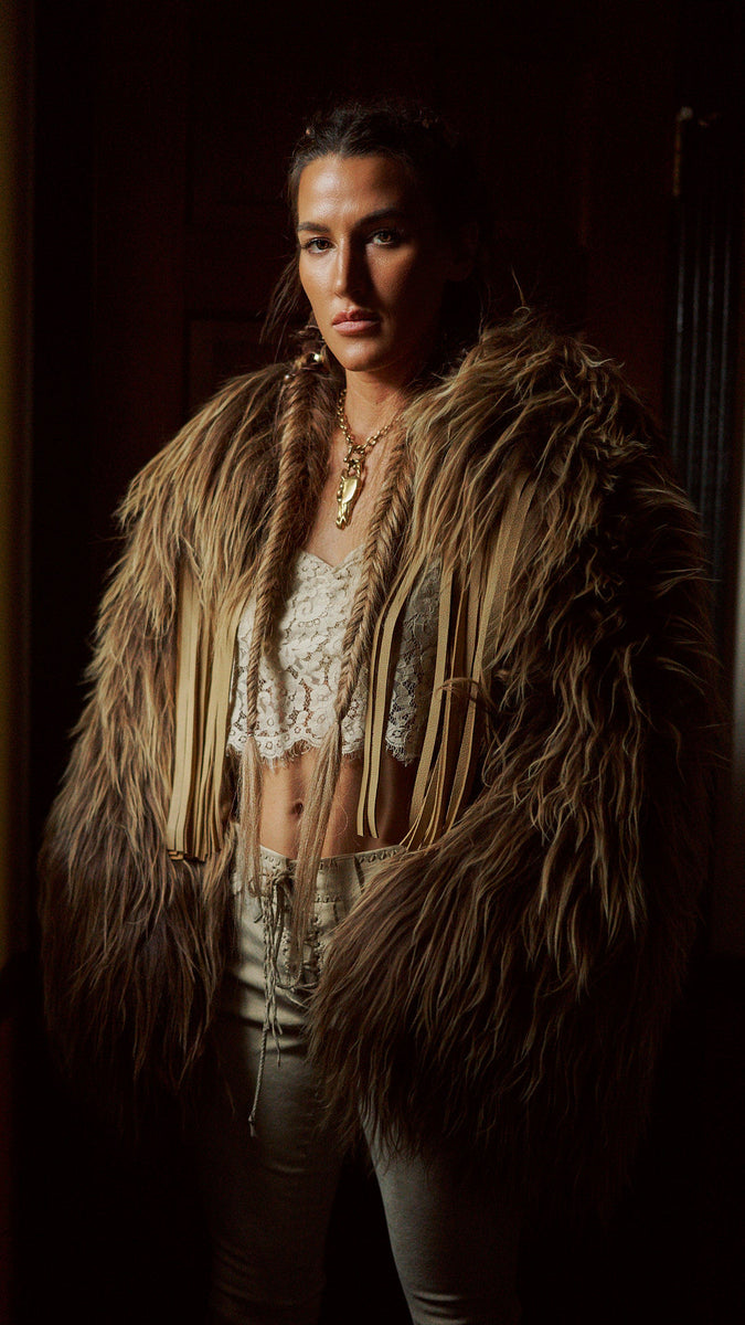 MŌRIAH Sheepskin Bolero – WesterlyUSA